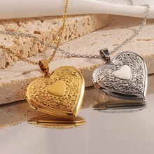 Load image into Gallery viewer, 18K Stainless Steel - Tarnish Free Locket Necklace