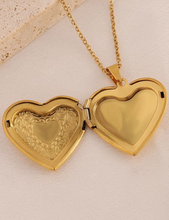 Load image into Gallery viewer, 18K Stainless Steel - Tarnish Free Locket Necklace