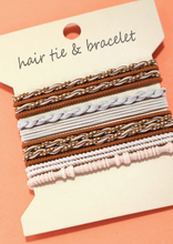Load image into Gallery viewer, Boho Dual Function Bracelet Hair Ties