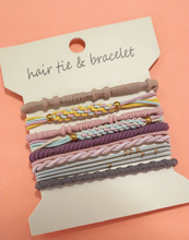 Load image into Gallery viewer, Boho Dual Function Bracelet Hair Ties