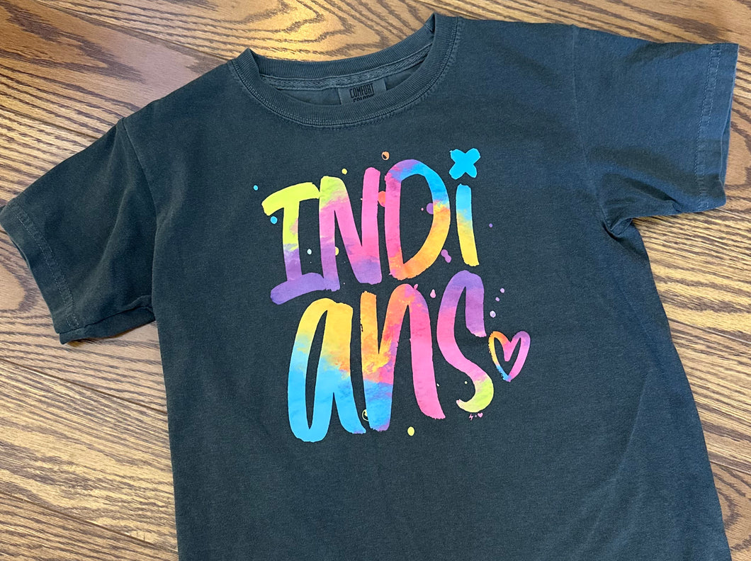 Indians Watercolor Tee - Youth and Adult Sizes