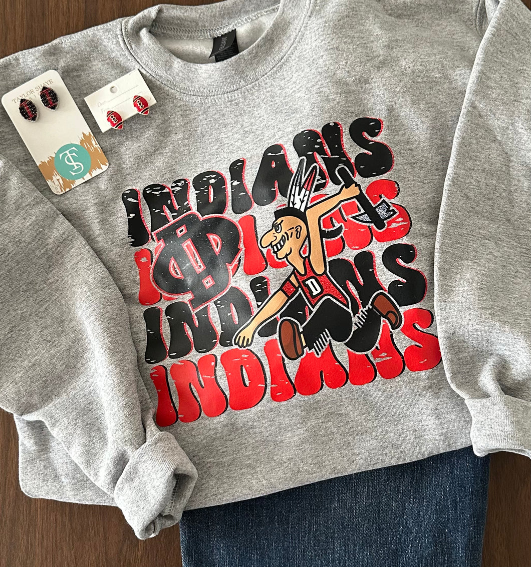 Indians Repeat Pullover - Adult