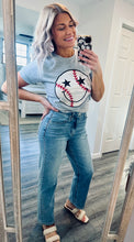 Load image into Gallery viewer, Baseball &quot;Smiley&quot; Graphic Tee
