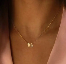 Load image into Gallery viewer, 18K Tarnish Free Initial Necklace - Choice of Letters
