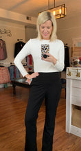 Load image into Gallery viewer, The &quot;Claire&quot; Flare Pants - Black
