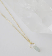 Load image into Gallery viewer, Wish Upon A Crystal Necklace - Green Jade
