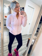 Load image into Gallery viewer, Embroidered &quot;DQ&quot; Performance Fabric Jacket - Pink

