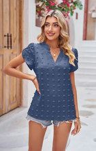 Load image into Gallery viewer, The &quot;Mia&quot; Top - Navy
