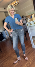 Load image into Gallery viewer, The &quot;Mia&quot; Top - Navy
