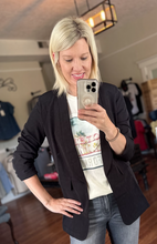 Load image into Gallery viewer, The &quot;Nancy&quot; Ruched Sleeve Blazer
