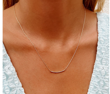 Load image into Gallery viewer, &quot;Addison&quot; Curved Bar Necklace
