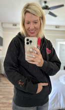 Load image into Gallery viewer, Embroidered Zip Up Hoodie
