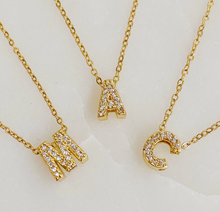 Load image into Gallery viewer, Reversible Mini Initial Necklace
