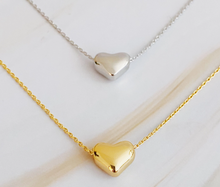 Load image into Gallery viewer, &quot;Love&quot; Bean Heart Necklace
