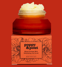 Load image into Gallery viewer, Poppy &amp; Pout Lip Scrub - Blood Orange Mint

