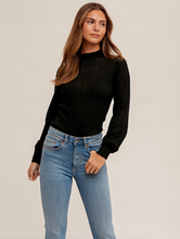 Load image into Gallery viewer, The "Bailey" Pointelle Ribbed Sweater

