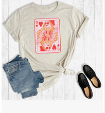 Load image into Gallery viewer, &quot;Queen of Hearts&quot; Tee
