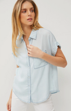 Load image into Gallery viewer, The &quot;Sarah&quot; Chambray Top

