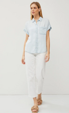 Load image into Gallery viewer, The &quot;Sarah&quot; Chambray Top
