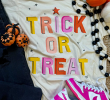 Load image into Gallery viewer, Trick or Treat Sparkle Tee
