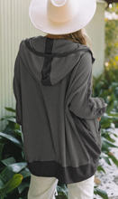Load image into Gallery viewer, Thermal Waffle Zipper Hoodie - Gray
