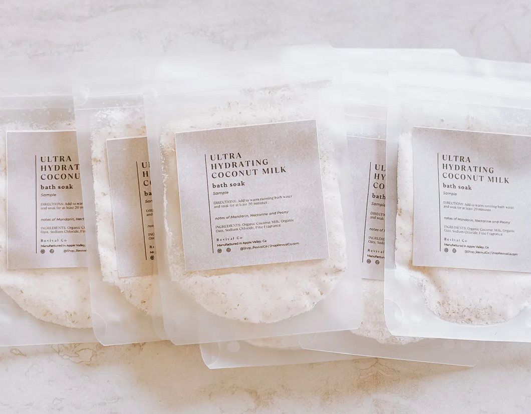 Coconut Milk Bath Soak