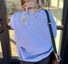 Load image into Gallery viewer, Pocket Bow Split Neck Crewneck
