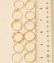 Load image into Gallery viewer, The &quot;Mandy&quot; Stack Ring Set - 12 Pieces
