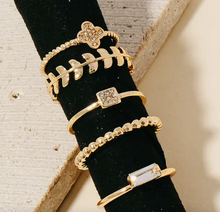 Load image into Gallery viewer, The &quot;Annie&quot; Stack Ring Set
