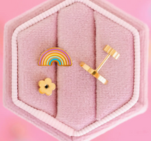 Load image into Gallery viewer, Sensitive Skin - Pastel Rainbow Earrings
