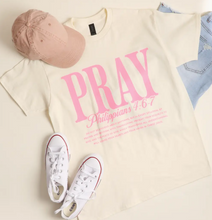 Load image into Gallery viewer, Pray Philippians 4:6-7 Heavy Cotton T-Shirt
