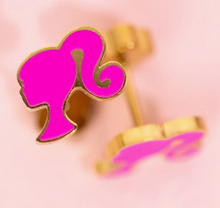 Load image into Gallery viewer, Pierced Co - Barbie™ Silhouette Screwback - Sensitive Ear Earrings
