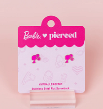 Load image into Gallery viewer, Pierced Co - Barbie™ Silhouette Screwback - Sensitive Ear Earrings
