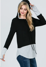 Load image into Gallery viewer, The "Jenna" Layered-Look Hoodie
