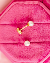 Load image into Gallery viewer, Sensitive Skin - Fresh Water Pearl Stud Earrings
