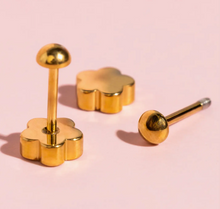 Load image into Gallery viewer, Sensitive Skin - Tiny Gold Ball Earrings
