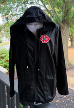 Load image into Gallery viewer, Embroidered DQ Lightweight Rain Jacket
