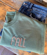 Load image into Gallery viewer, &quot;Hello Fall&quot; Embroidered Sweatshirt
