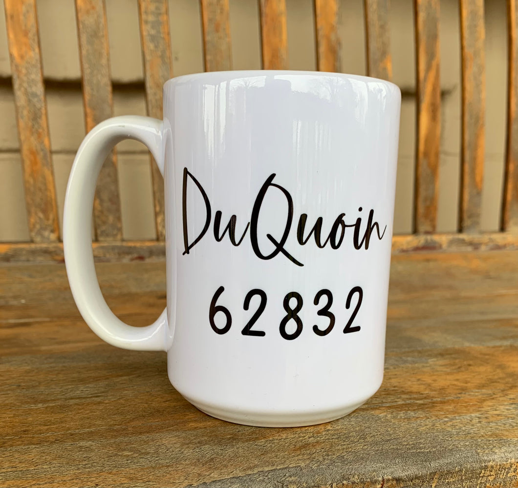 DuQuoin - Glossy White Ceramic Mug