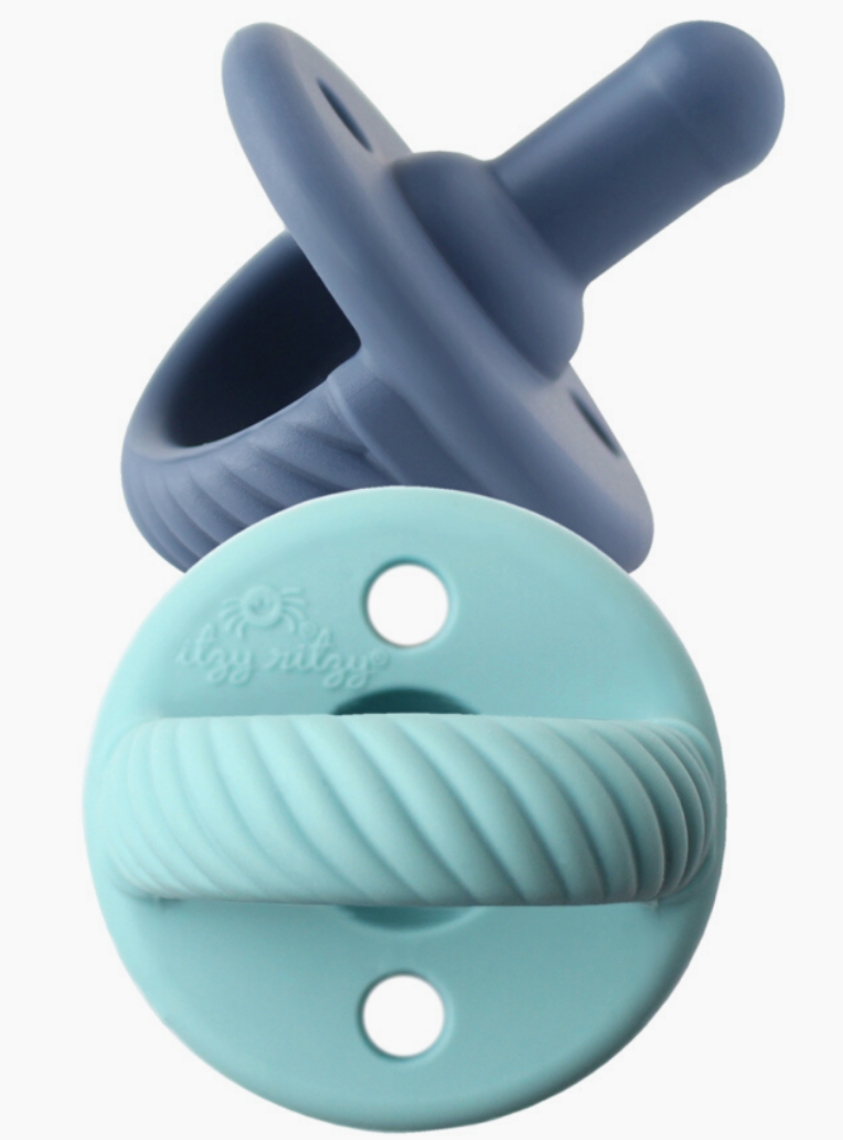 Itzy Ritzy Sweetie Soothers - Blue or Pink