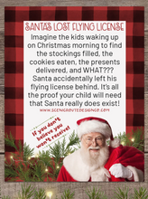 Load image into Gallery viewer, Santa&#39;s Lost Flying License
