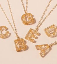 Load image into Gallery viewer, Acetate Initial Necklaces
