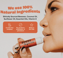 Load image into Gallery viewer, Poppy &amp; Pout Lip Balm - Choice of Flavors
