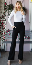 Load image into Gallery viewer, The &quot;Claire&quot; Flare Pants - Black
